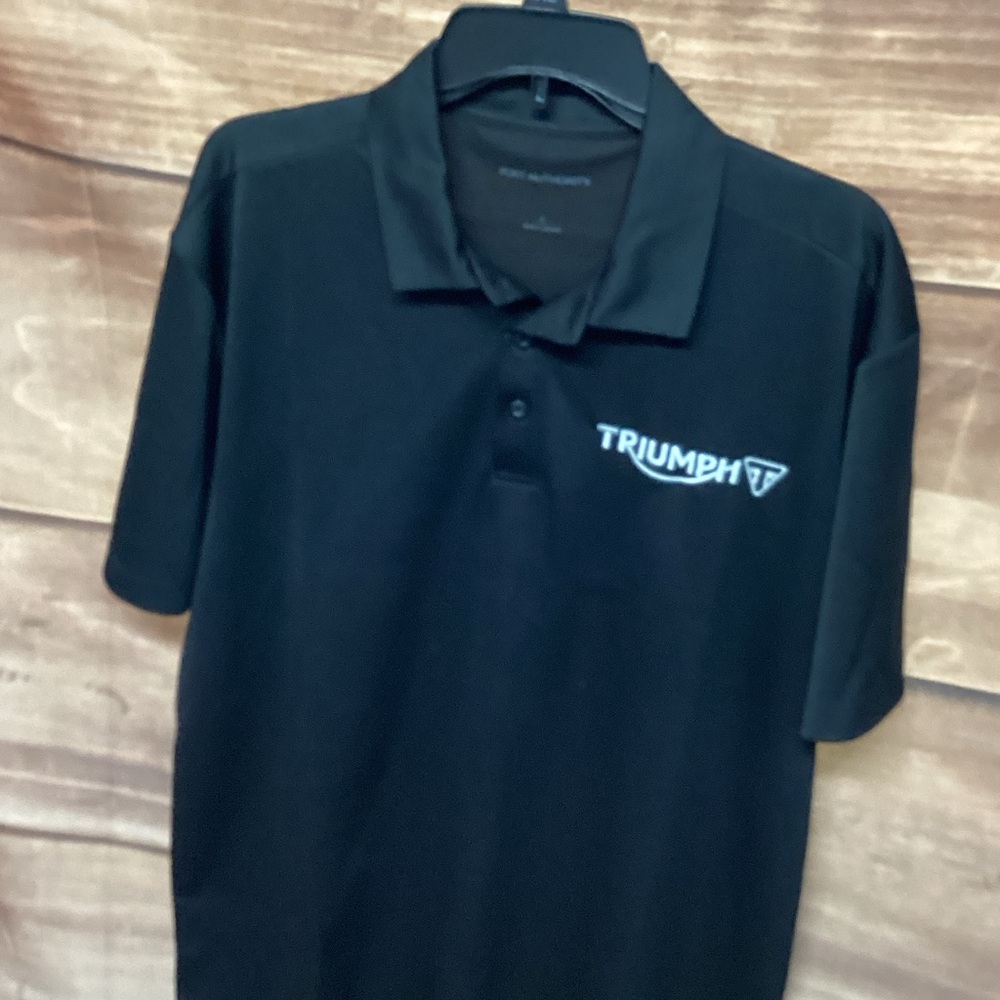 Triumph Classic Black Polo Shirt for Men